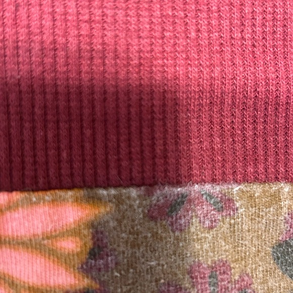 Luna Claire boho style skirt w adorable sew in patches.  Tie waist.  Medium - Picture 5 of 7